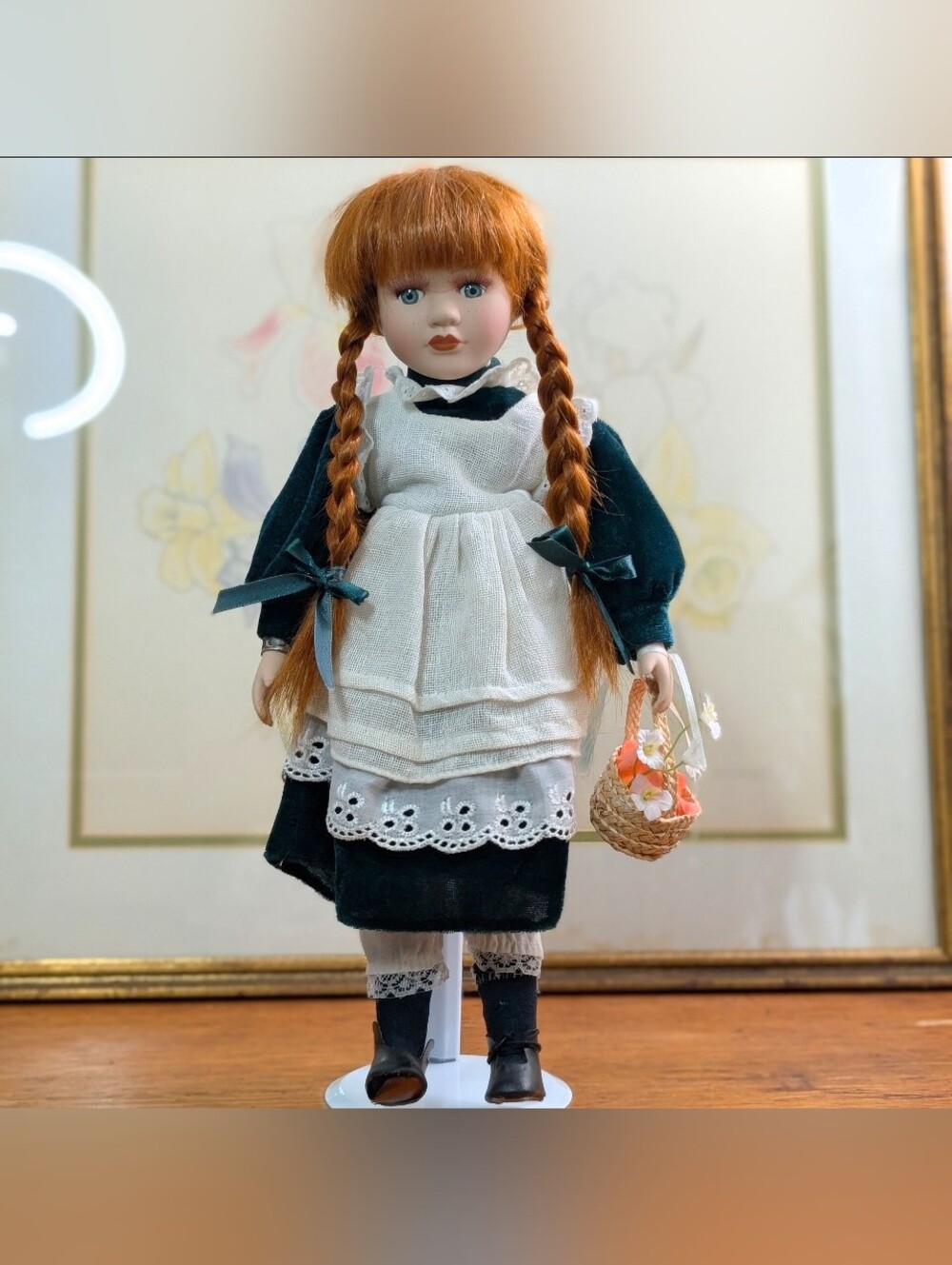 Vintage Anne of Green Gables 16" Porcelain Doll